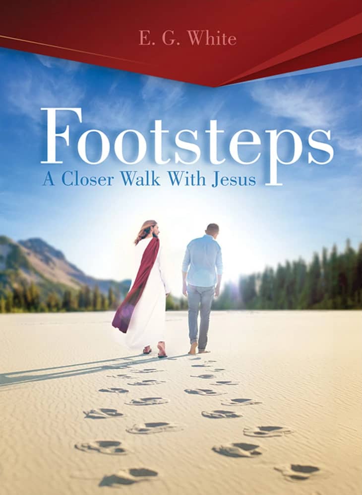 Cover of the book Footsteps to Christ by E. G. White.