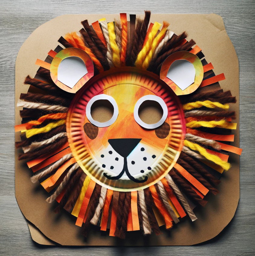 Lion of Judah Paper Plate Mask: Kids Bible Craft